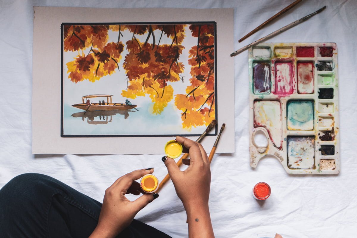 Pintura de acuarela